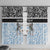 Botswana Personalized Window Curtain Zebra Skins Pattern - Wonder Print Shop