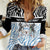 Botswana Personalized Women Casual Shirt Zebra Skins Pattern - Wonder Print Shop