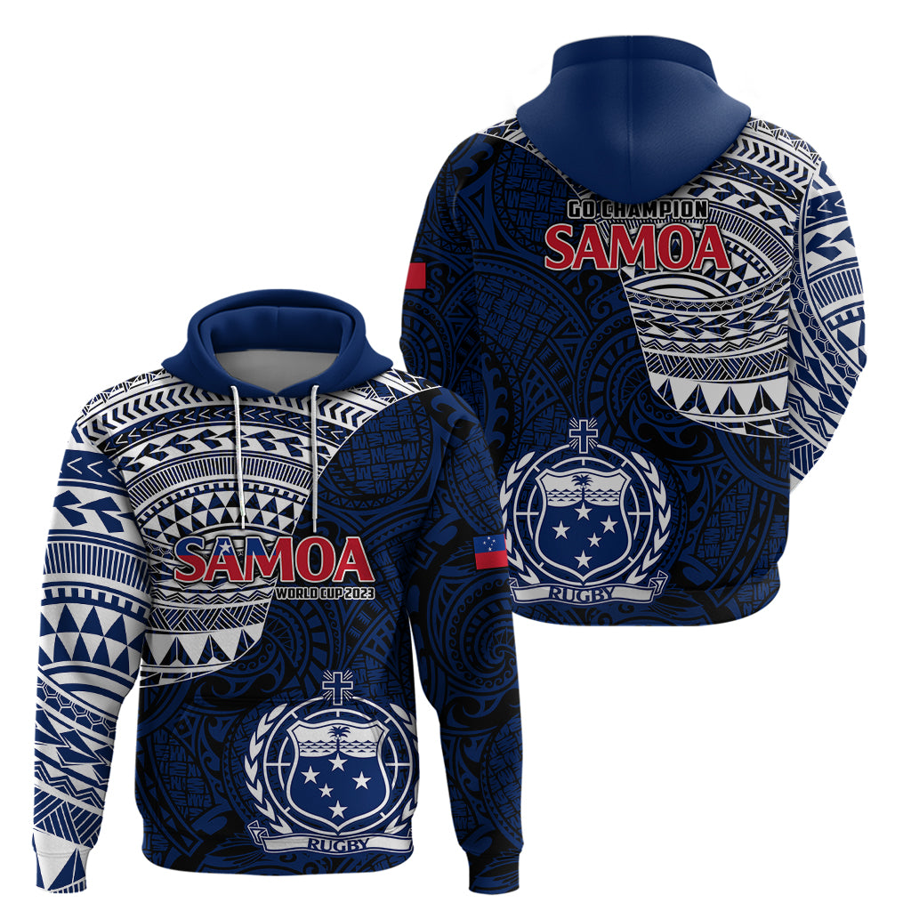 Samoa Rugby Hoodie Proud Samoa World Cup 2023 - Wonder Print Shop