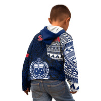 Samoa Rugby Kid Hoodie Proud Samoa World Cup 2023 - Wonder Print Shop
