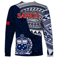 Samoa Rugby Long Sleeve Shirt Proud Samoa World Cup 2023 - Wonder Print Shop