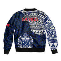 Samoa Rugby Sleeve Zip Bomber Jacket Proud Samoa World Cup 2023 - Wonder Print Shop