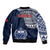 Samoa Rugby Sleeve Zip Bomber Jacket Proud Samoa World Cup 2023 - Wonder Print Shop