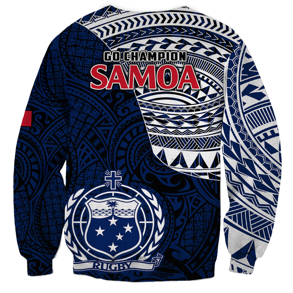 Samoa Rugby Sweatshirt Proud Samoa World Cup 2023 - Wonder Print Shop