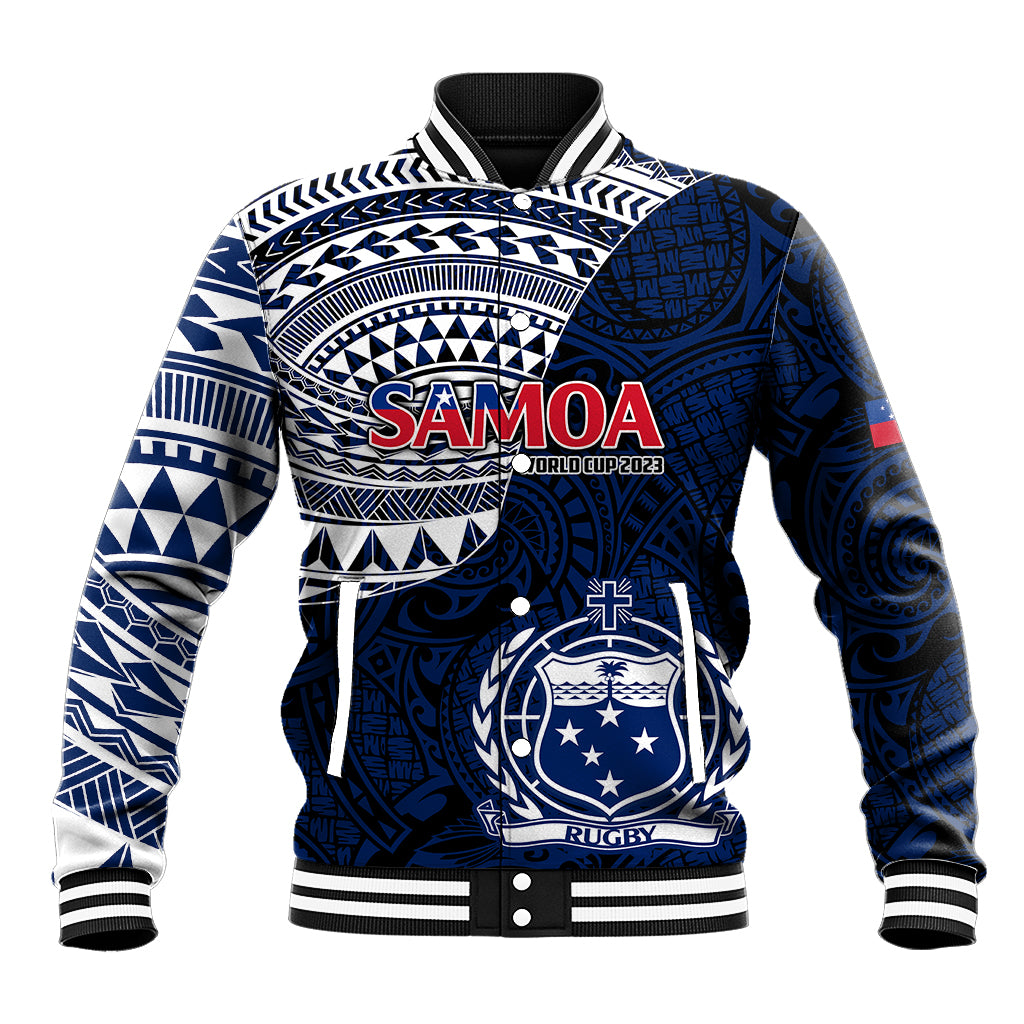 Custom Samoa Rugby Baseball Jacket Proud Samoa World Cup 2023 LT9 - Wonder Print Shop