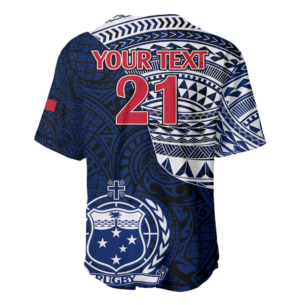 Custom Samoa Rugby Baseball Jersey Proud Samoa World Cup 2023 LT9 - Wonder Print Shop