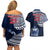 Custom Samoa Rugby Couples Matching Off Shoulder Short Dress and Hawaiian Shirt Proud Samoa World Cup 2023 LT9 - Wonder Print Shop