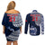 Custom Samoa Rugby Couples Matching Off Shoulder Short Dress and Long Sleeve Button Shirts Proud Samoa World Cup 2023 LT9 - Wonder Print Shop