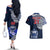 Custom Samoa Rugby Couples Matching Off The Shoulder Long Sleeve Dress and Hawaiian Shirt Proud Samoa World Cup 2023 LT9 - Wonder Print Shop