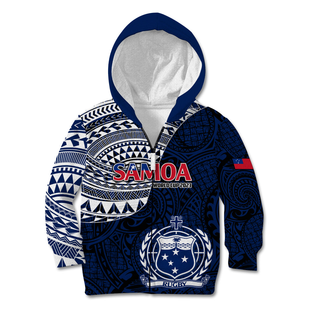 Custom Samoa Rugby Kid Hoodie Proud Samoa World Cup 2023 - Wonder Print Shop