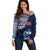 Custom Samoa Rugby Off Shoulder Sweater Proud Samoa World Cup 2023 - Wonder Print Shop