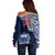 Custom Samoa Rugby Off Shoulder Sweater Proud Samoa World Cup 2023 - Wonder Print Shop