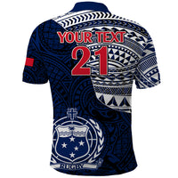 Custom Samoa Rugby Polo Shirt Proud Samoa World Cup 2023 - Wonder Print Shop
