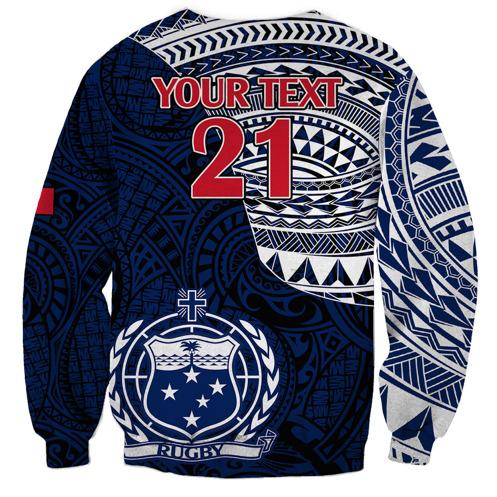 Custom Samoa Rugby Sweatshirt Proud Samoa World Cup 2023 - Wonder Print Shop