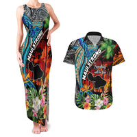 Hawaii Strong Maui Wildfire Couples Matching Tank Maxi Dress and Hawaiian Shirt Pray For Lahaina Maui LT9 - Wonder Print Shop