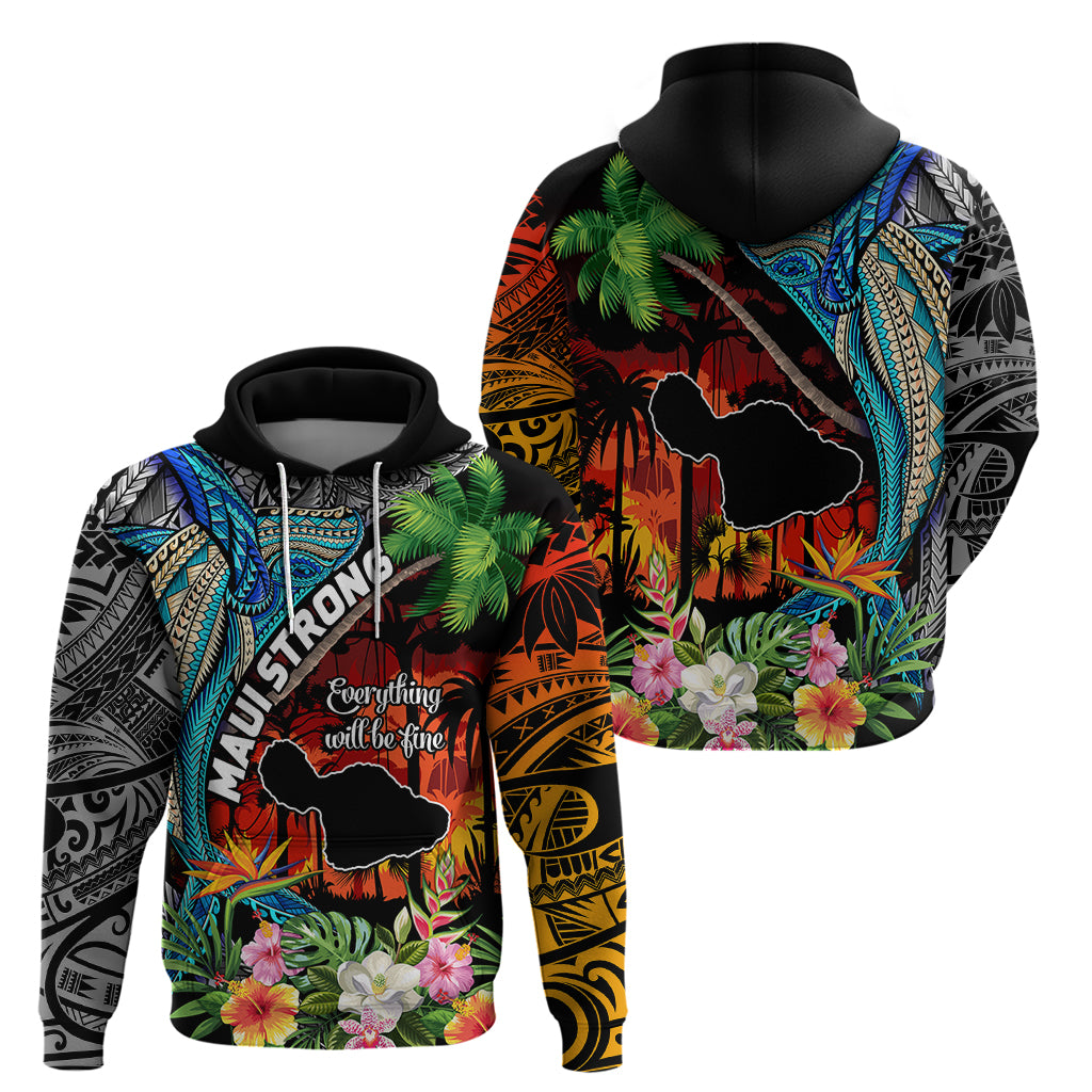 Hawaii Strong Maui Wildfire Hoodie Pray For Lahaina Maui - Wonder Print Shop