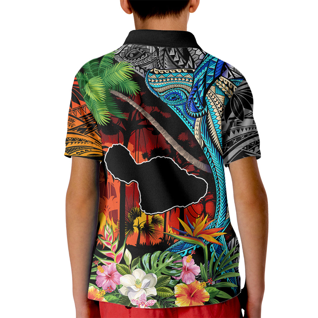 Hawaii Strong Maui Wildfire Kid Polo Shirt Pray For Lahaina Maui - Wonder Print Shop