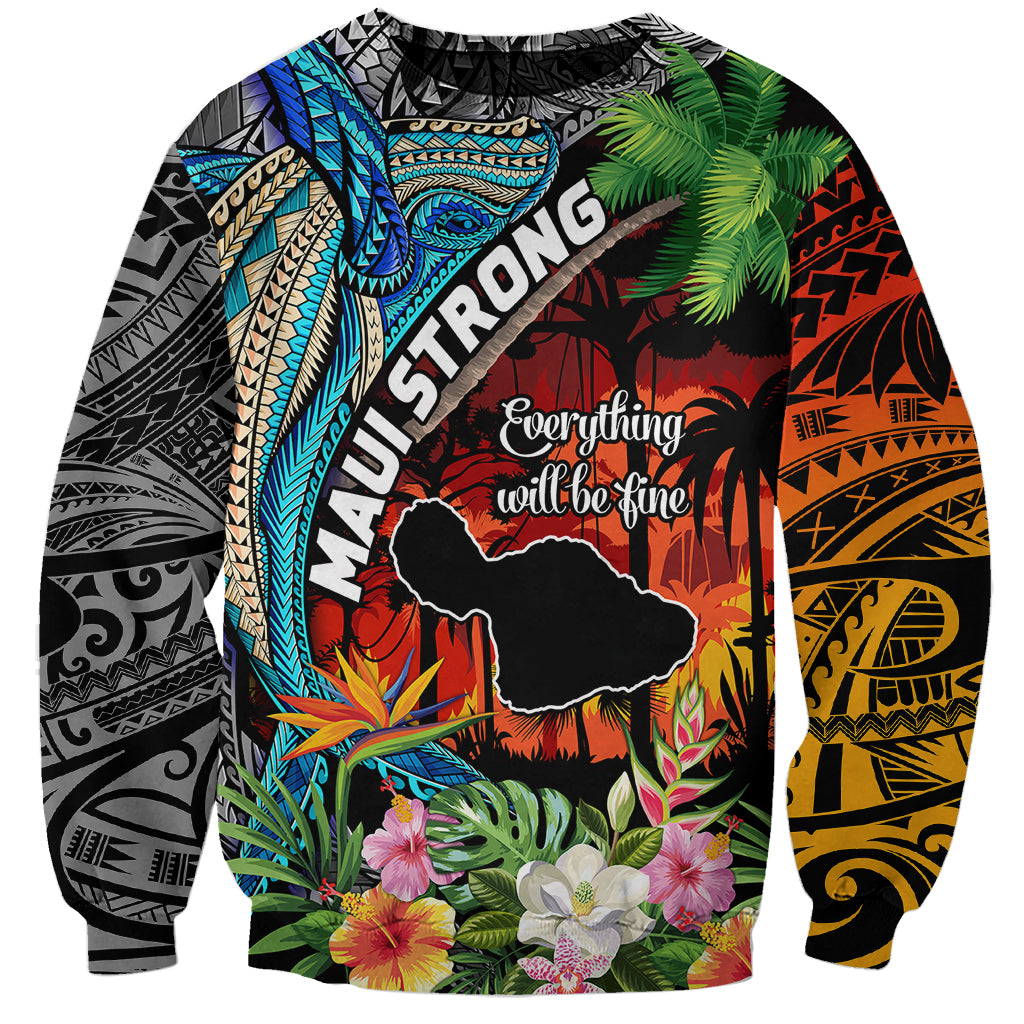 Hawaii Strong Maui Wildfire Sweatshirt Pray For Lahaina Maui - Wonder Print Shop