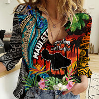 Hawaii Strong Maui Wildfire Women Casual Shirt Pray For Lahaina Maui - Wonder Print Shop