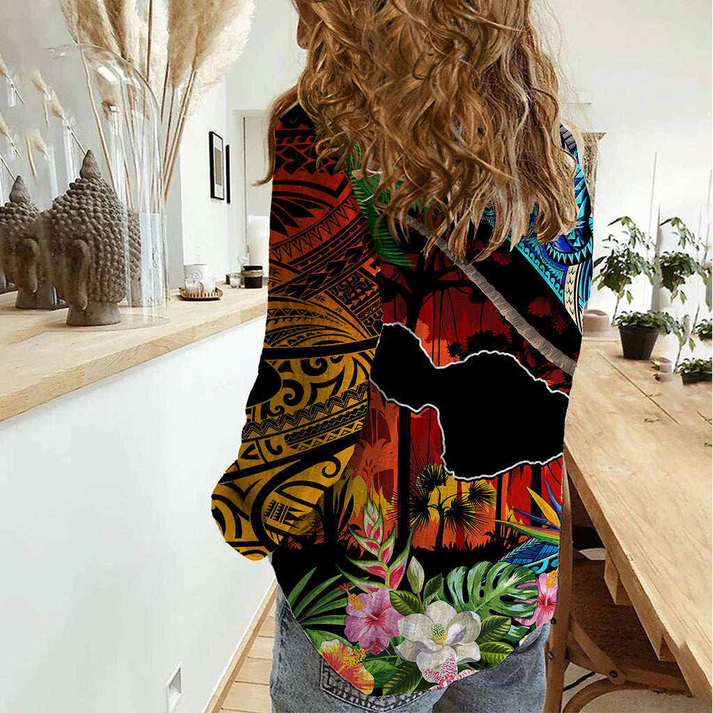 Hawaii Strong Maui Wildfire Women Casual Shirt Pray For Lahaina Maui - Wonder Print Shop