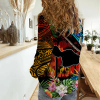 Hawaii Strong Maui Wildfire Women Casual Shirt Pray For Lahaina Maui - Wonder Print Shop