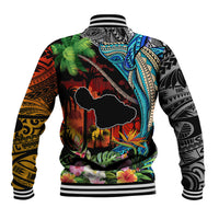 Personalised Hawaii Strong Maui Wildfire Baseball Jacket Pray For Lahaina Maui LT9 - Wonder Print Shop