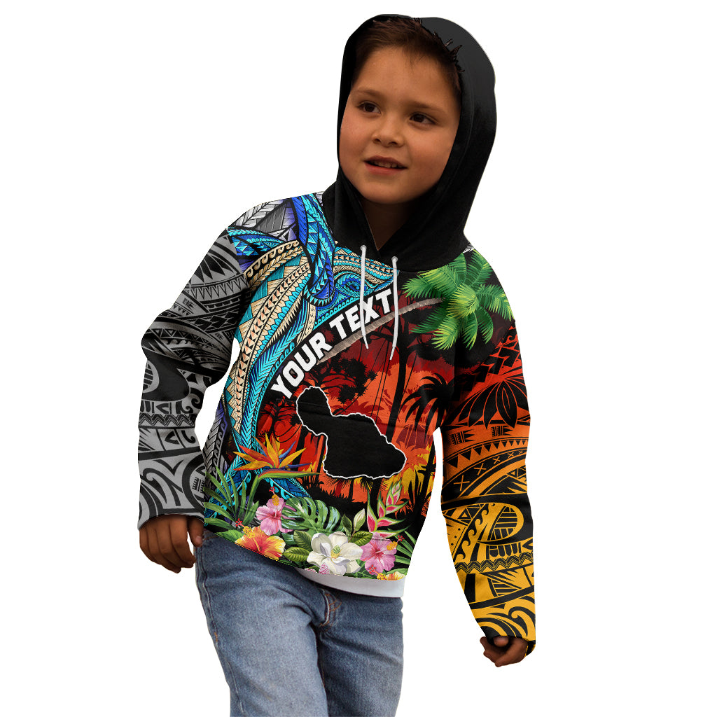 Personalised Hawaii Strong Maui Wildfire Kid Hoodie Pray For Lahaina Maui - Wonder Print Shop