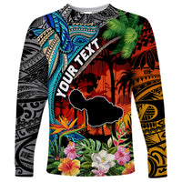 Personalised Hawaii Strong Maui Wildfire Long Sleeve Shirt Pray For Lahaina Maui - Wonder Print Shop