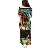 Personalised Hawaii Strong Maui Wildfire Puletasi Pray For Lahaina Maui - Wonder Print Shop