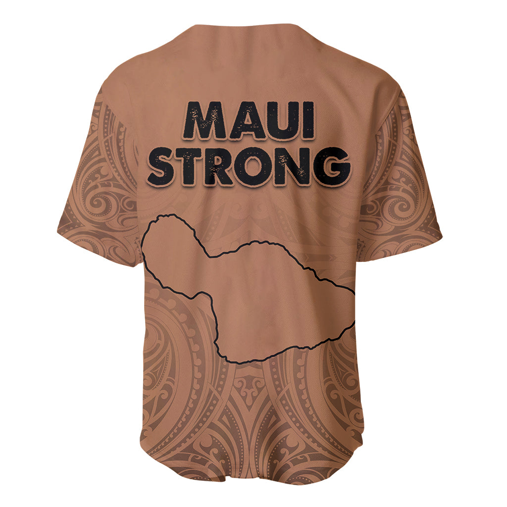 Hawaii Strong Maui Wildfire Baseball Jersey No1 LT9 - Wonder Print Shop