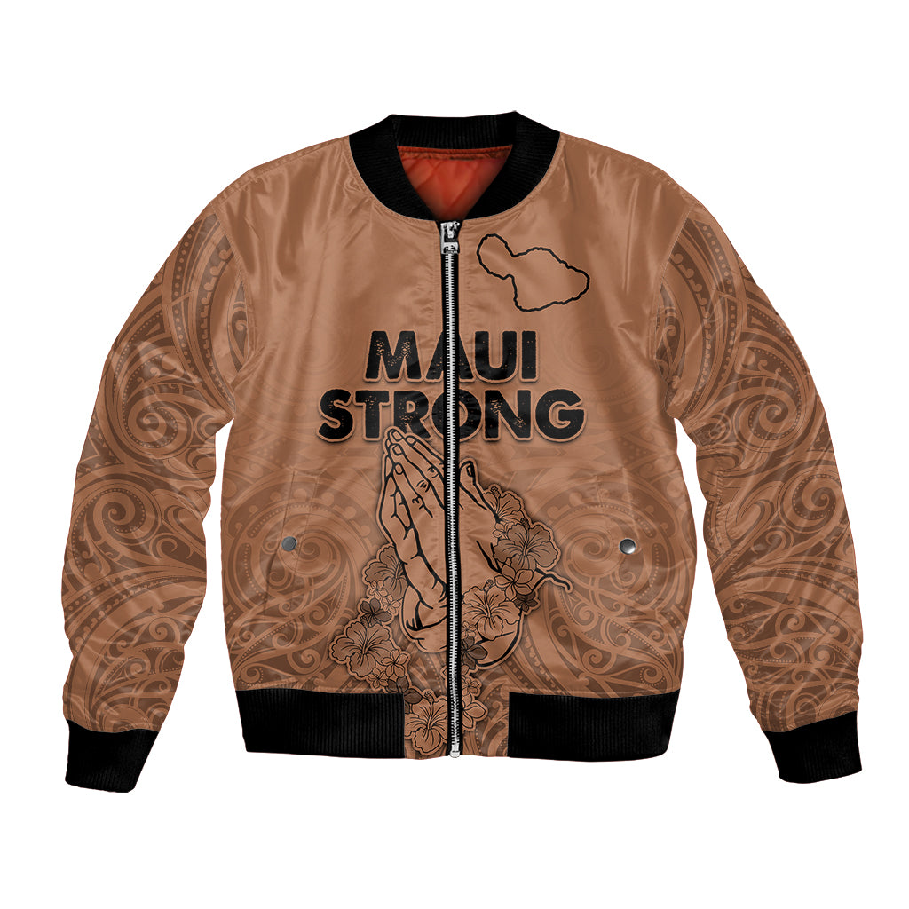 Hawaii Strong Maui Wildfire Bomber Jacket No1 LT9 - Wonder Print Shop