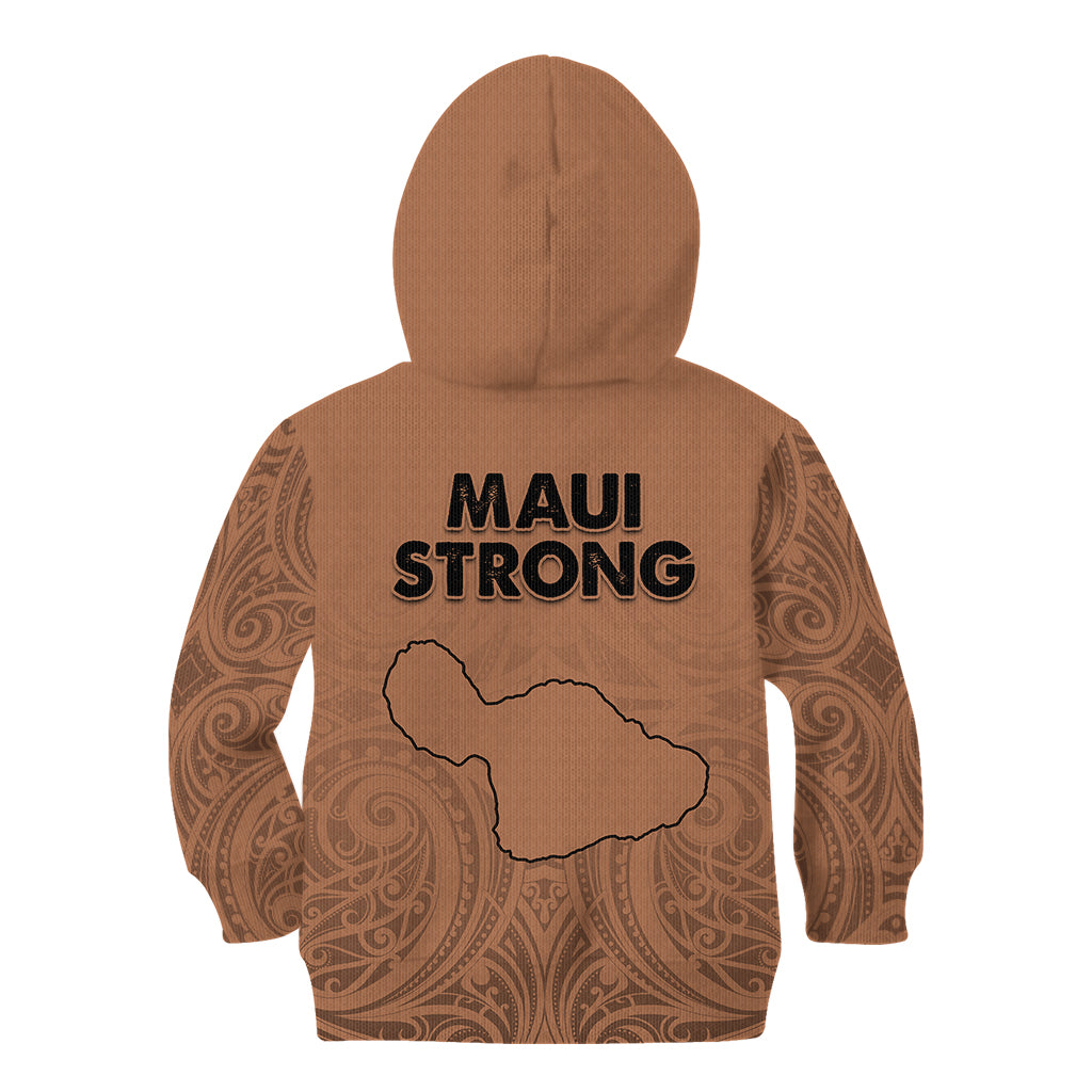 Hawaii Strong Maui Wildfire Kid Hoodie No1 - Wonder Print Shop