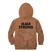 Hawaii Strong Maui Wildfire Kid Hoodie No1 - Wonder Print Shop