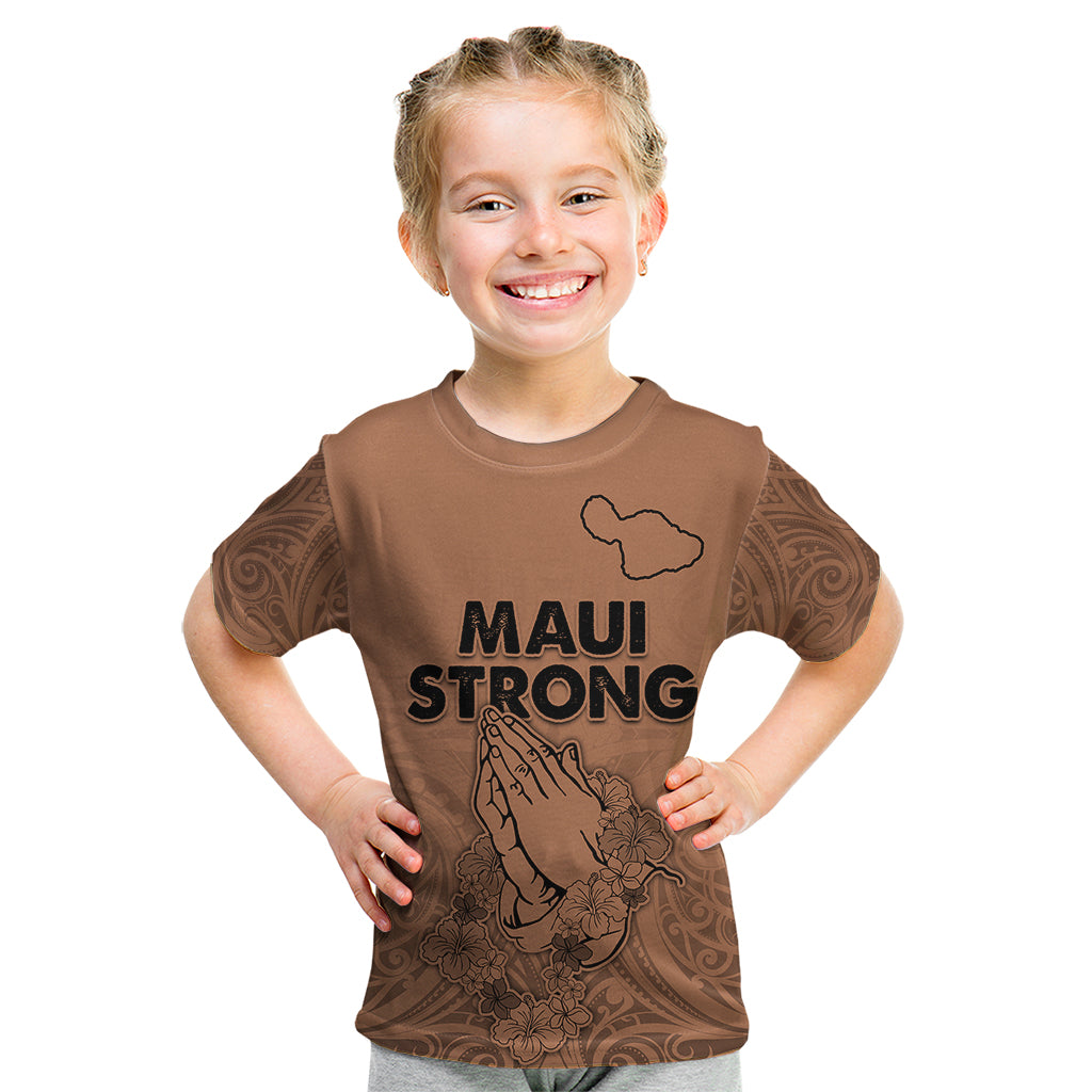 Hawaii Strong Maui Wildfire Kid T Shirt No1 - Wonder Print Shop
