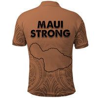 Hawaii Strong Maui Wildfire Polo Shirt No1 - Wonder Print Shop