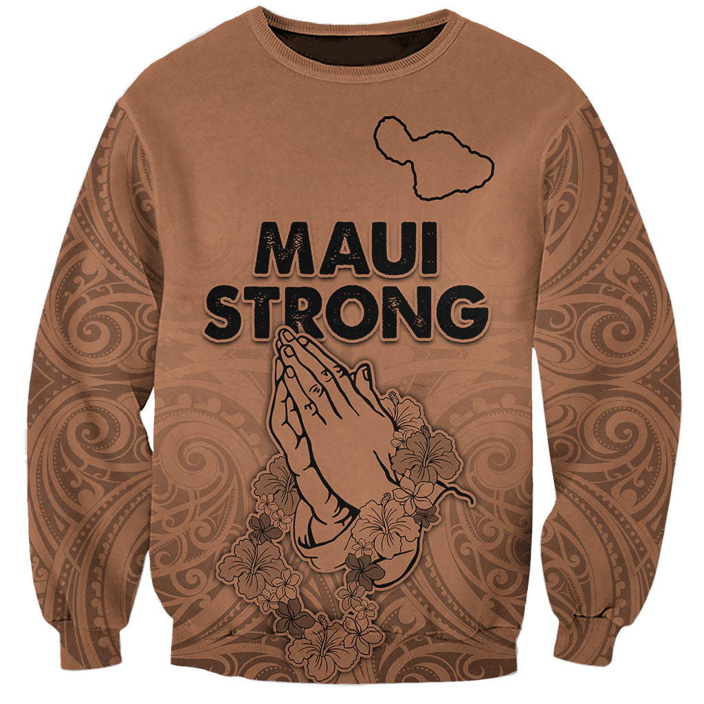 Hawaii Strong Maui Wildfire Sweatshirt No1 - Wonder Print Shop
