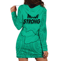 Hawaii Strong Maui Wildfire Hoodie Dress No2 - Wonder Print Shop