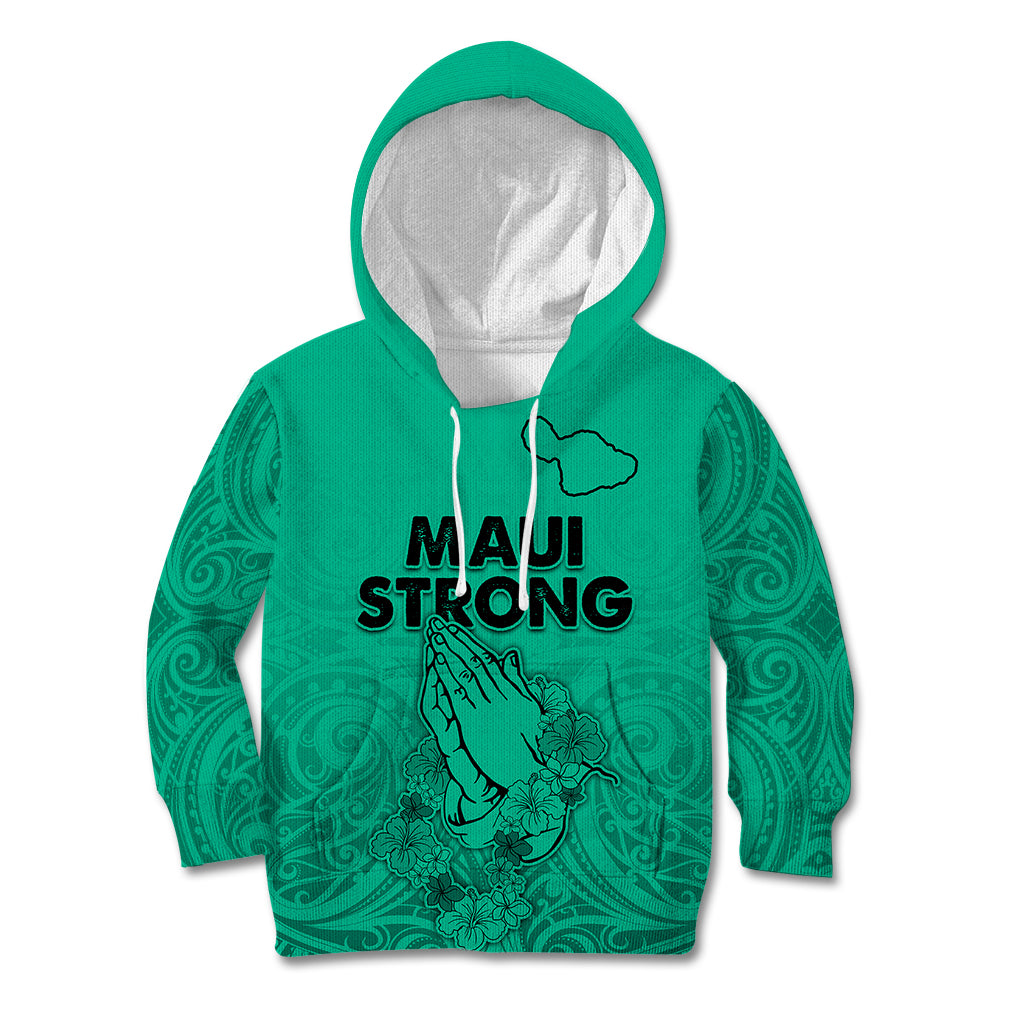 Hawaii Strong Maui Wildfire Kid Hoodie No2 - Wonder Print Shop