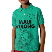 Hawaii Strong Maui Wildfire Kid Polo Shirt No2 - Wonder Print Shop