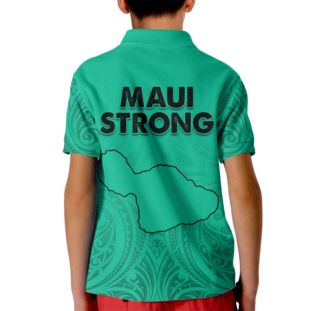 Hawaii Strong Maui Wildfire Kid Polo Shirt No2 - Wonder Print Shop