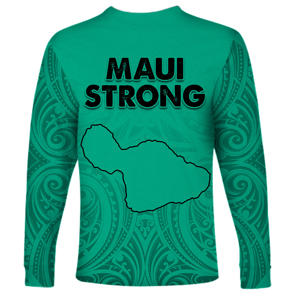 Hawaii Strong Maui Wildfire Long Sleeve Shirt No2 - Wonder Print Shop