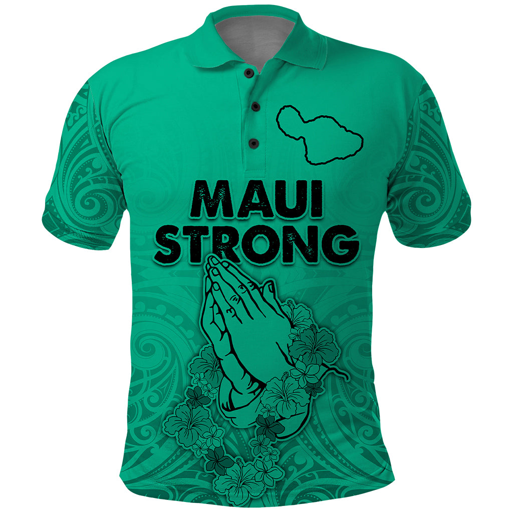 Hawaii Strong Maui Wildfire Polo Shirt No2 - Wonder Print Shop