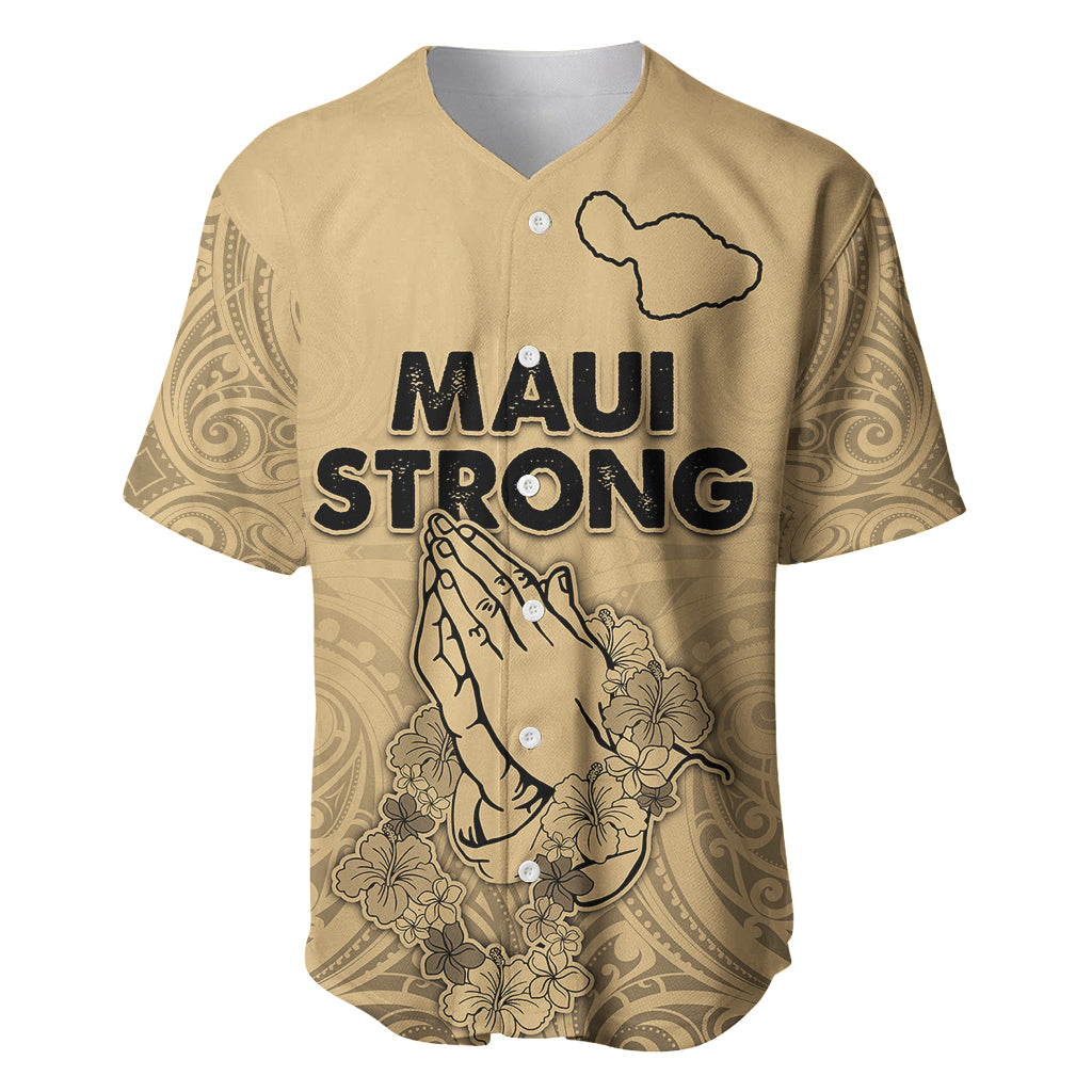 Hawaii Strong Maui Wildfire Baseball Jersey No3 LT9 - Wonder Print Shop