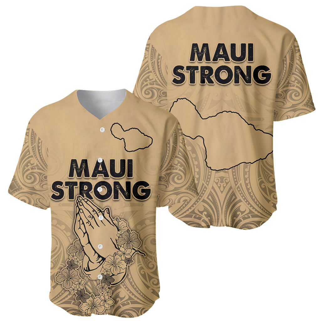Hawaii Strong Maui Wildfire Baseball Jersey No3 LT9 - Wonder Print Shop