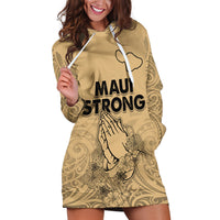 Hawaii Strong Maui Wildfire Hoodie Dress No3 - Wonder Print Shop