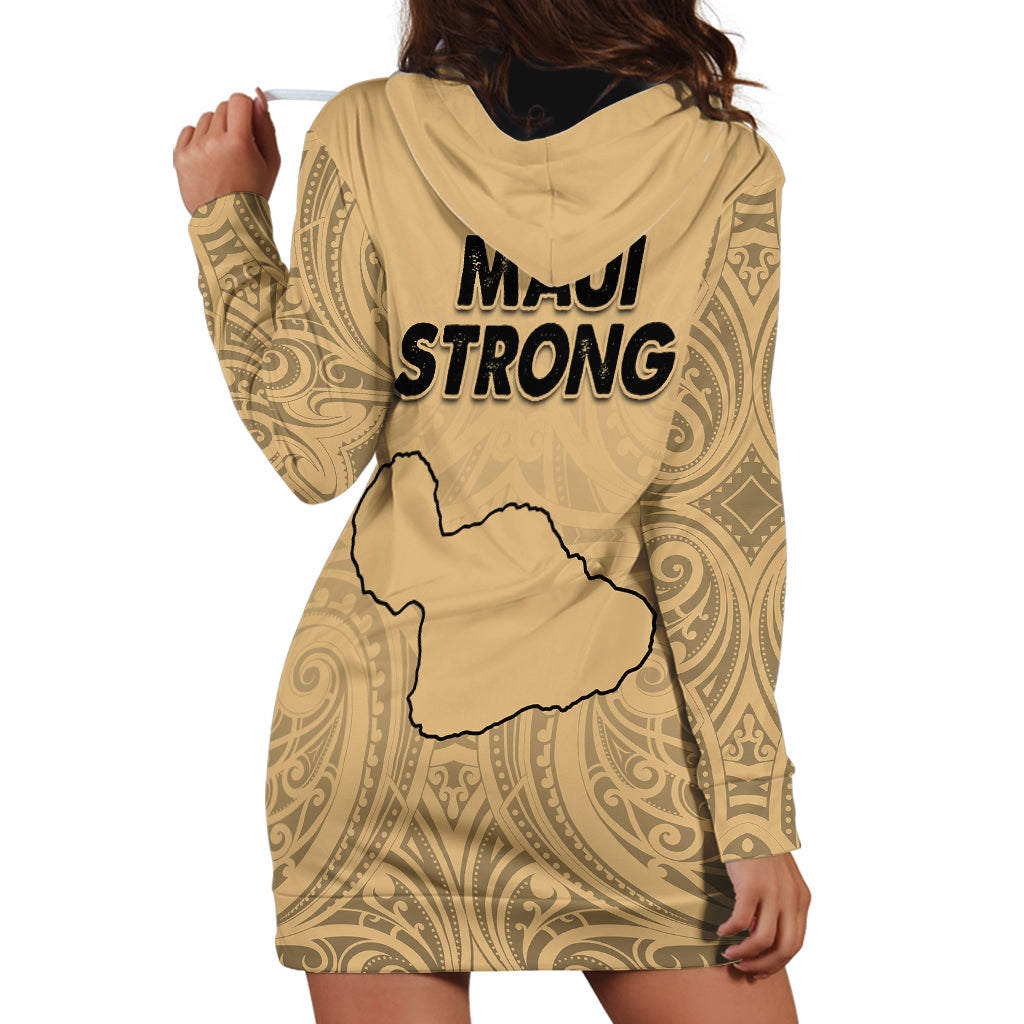 Hawaii Strong Maui Wildfire Hoodie Dress No3 - Wonder Print Shop