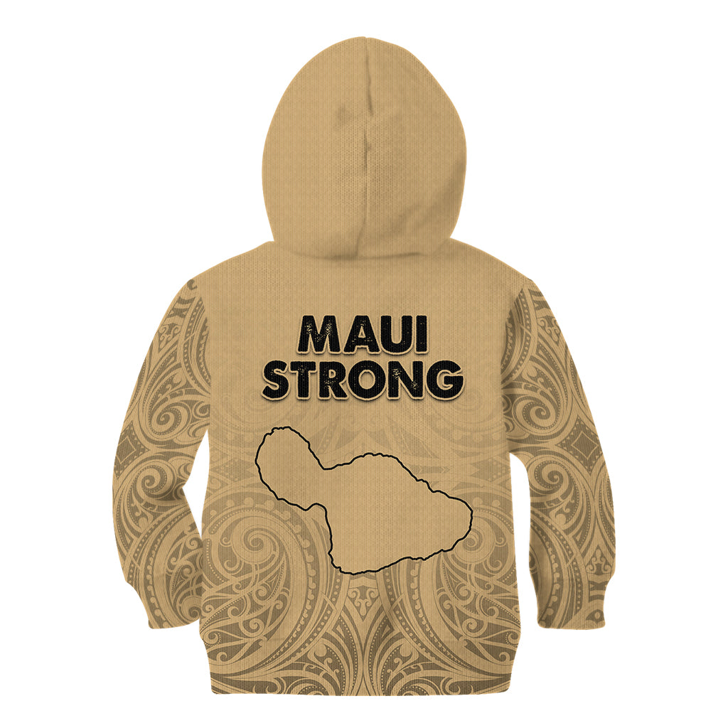 Hawaii Strong Maui Wildfire Kid Hoodie No3 - Wonder Print Shop