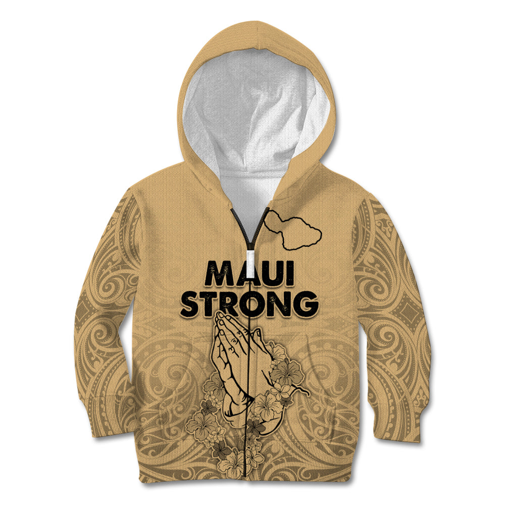 Hawaii Strong Maui Wildfire Kid Hoodie No3 - Wonder Print Shop