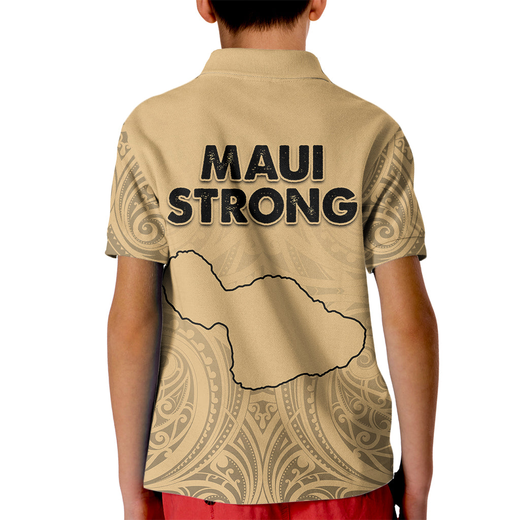 Hawaii Strong Maui Wildfire Kid Polo Shirt No3 - Wonder Print Shop