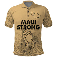 Hawaii Strong Maui Wildfire Polo Shirt No3 - Wonder Print Shop